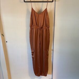 Women's Orange Jumpsuit